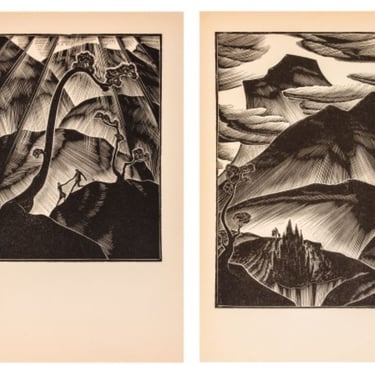 Lynd Ward "Gods' Man" Woodblock Prints, 4
