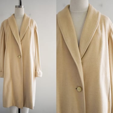 1940s/50s Clyde Fashions Beige Cashmere Coat 