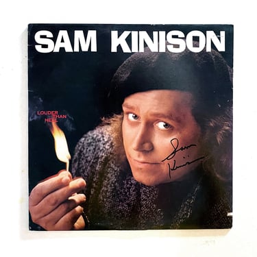 RARE Autographed Sam Kinison Album • Vinyl LP • Raw Adult Profanity Comedy Record • Unplayed / Never Played • Near MINT! • (Lot # 017) 