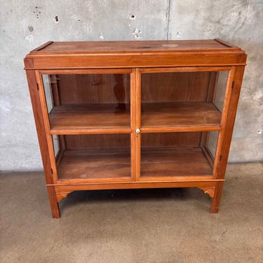 Early 20th Century Rustic Art Deco Display Cabinet