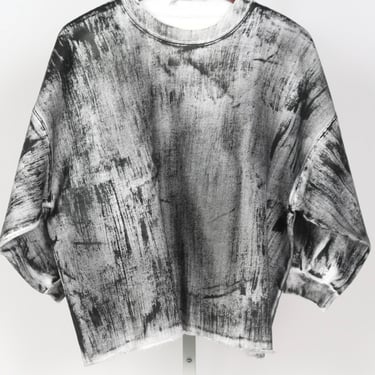 Fond Sweatshirt - Black Brused