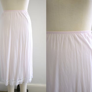 1980s Christian Dior Pink Cotton Half Slip 