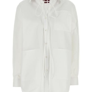 Gucci Women White Poplin Shirt