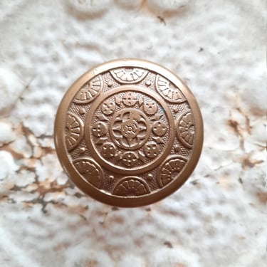 Eastlake Antique Doorknob, Bronze Door Knob, Antique Bronze Knob, Victorian Style, Salvaged Hardware, Fancy Doorknob, Ornate Knob F-218 
