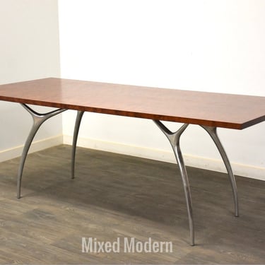 Bubinga Rosewood Flying Buttress Dining Table 