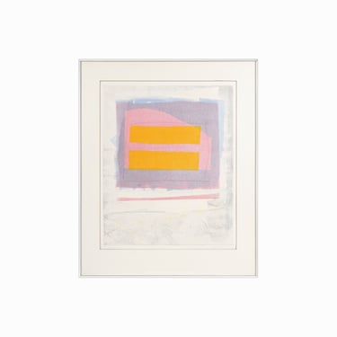 1986 Diana Gitler Lithograph on Paper Rothko Style 