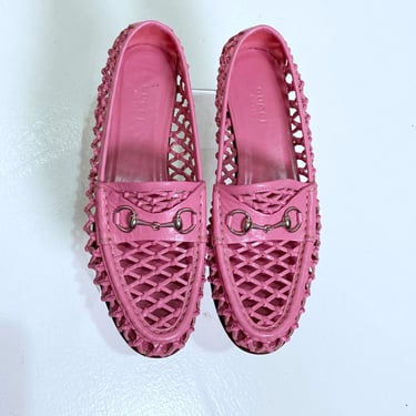 Gucci Pink Vintage Loafers