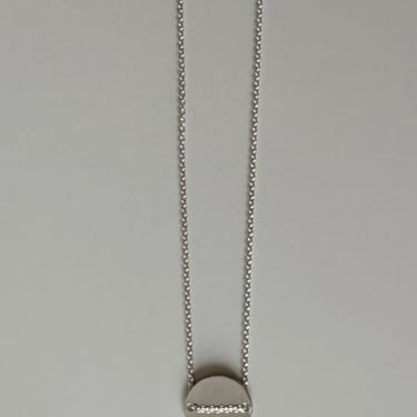 Saskia Diez Fine Paillettes Necklace - Sterling Silver