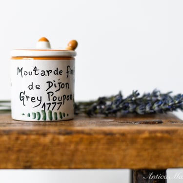 French Mustard Jar 