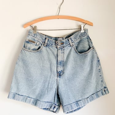 Vintage 1990s Calvin Klein Denim Shorts / 31" waist 