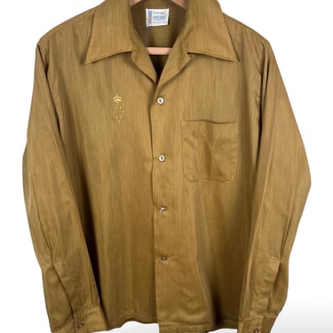 Vintage 1950s PENNEY'S TOWNCRAFT Cotton Sport Shirt ~ S