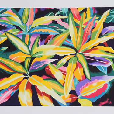Tropical Leaves by Linda Bastian 