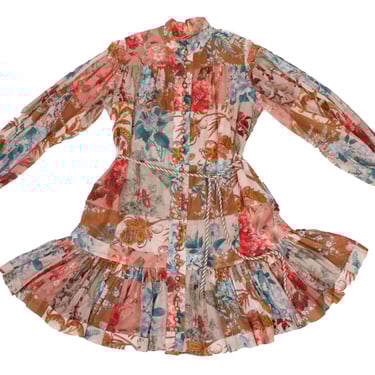 Zimmermann Patchwork Floral Dress*