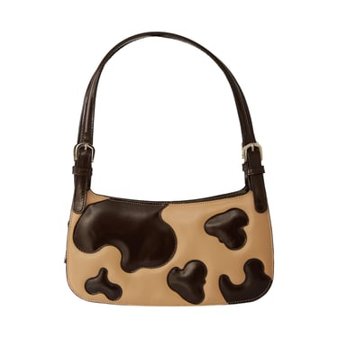 Moschino Brown Cow Print Mini Shoulder Bag