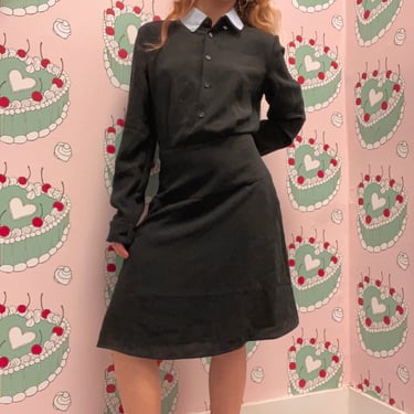 Coach Black Button Up Dress