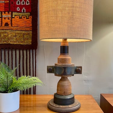 Vintage Custom Foundry Mold Table Lamp