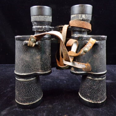 ws/Authentic WWI German Binoculars with Case, Engraved "H.L. Stone Yachting, New York"