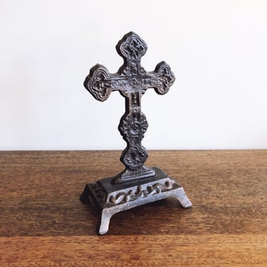 Vintage Cast Iron Cross 