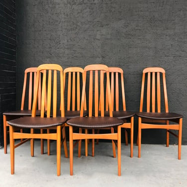 Dining Chairs with Woven Seat
