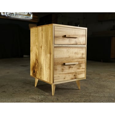 Bakewell Filing Cabinet, Modern Office Cabinet, Modern Home Office, Solid Hardwood File Cabinet (Shown in Myrtle) 