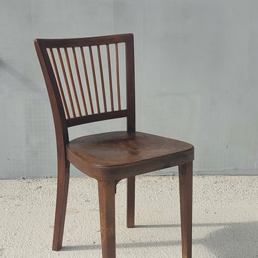 Vintage Solid Wood Dining Chair /Scandinavian Style / Rustic Design / MCM Dining Chair / MCM Home / Made in ex Yugoslavia /Stol Kamnik /70's 