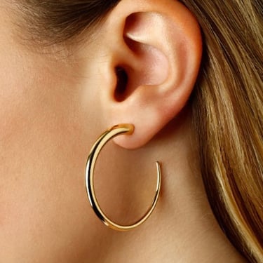 Carla Corp | 14k Small Hoop with Post
