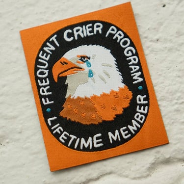 Frequent Crier Program - Woven Sticky Patch