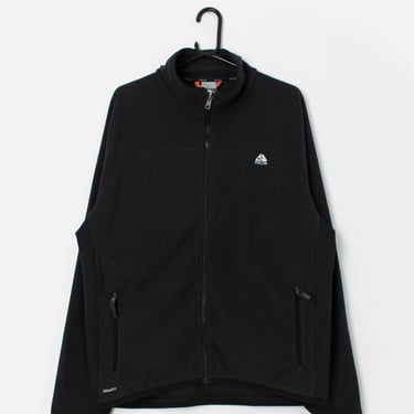 Vintage Y2K Nike ACG fleece jacket in black - XL 