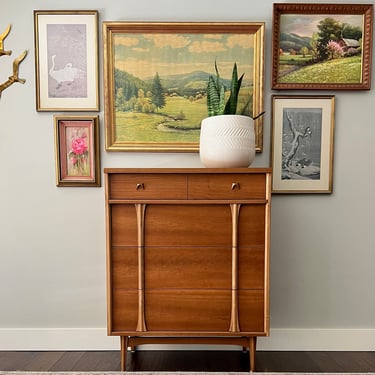 Mid Century Modern Bassett Dresser - Available and ready to ship! 