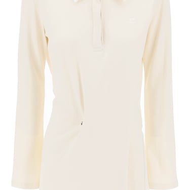 Courreges Twisted Polo Mini Dress Women