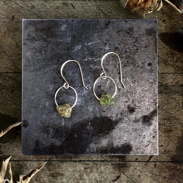 Peridot Birthstone Earring - Gold-Fill + Peridot