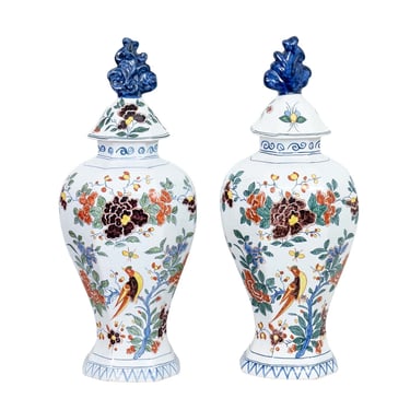 Pair of Delft Vases