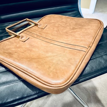 Vintage Leather Thin Laptop Sleeve briefcase EDC Hipster 1970s - PPG 