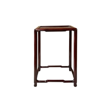 6.5" Reddish Brown Square Slim Legs Tall Wood Display Stand Easel ws4288AE 