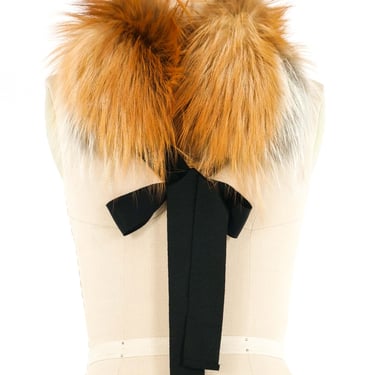 Fox Fur Ribbon Collar