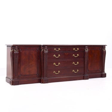 William Kent for Baker Furniture Stately Home Mahogany Credenza 