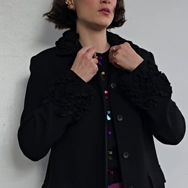 Jigsaw Ruffle Trim Coat (M)