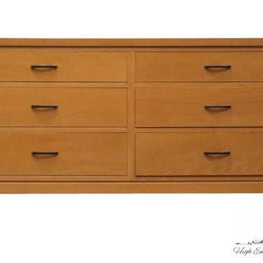 ETHAN ALLEN Horizons Collection Contemporary Modern 68" Light Ash Wood Double Dresser 28-5203 - 280 Sand Finish 