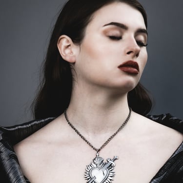 Sacred Heart Necklace by The Pretty Cult