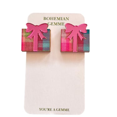 Sample Sale Pink &amp; Blue Present Studs