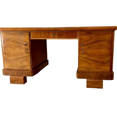 Large Art Deco Executive Desk