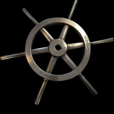 #Solid Brass Shipboard Valve Wheel