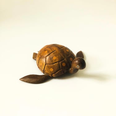 Vintage Wood Turtle 