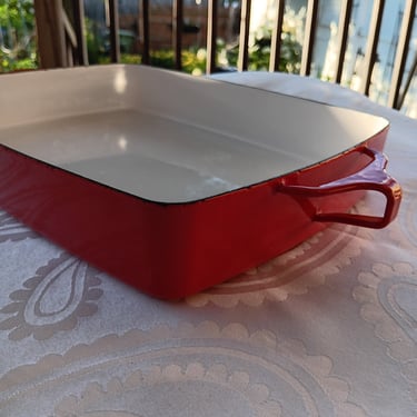 Dansk Lasagna Pan Red 13 by 10 Inches 