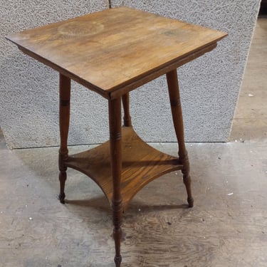 Small Antique Table 18 X 17.5 X 29.5