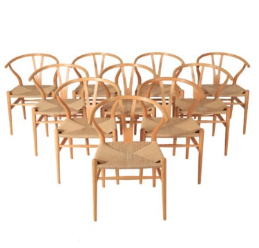 Danish Modern Hans Wegner Wishbone Chairs