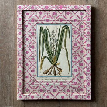 Georgio Bonelli Botanicals in Gusto Painted Frame and Mat IV