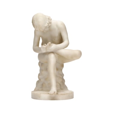 Antique Italian Marble “Ascanius“ Statue