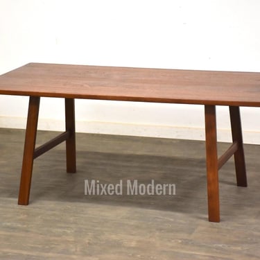 Danish Modern Teak Dining Table or Desk by IDG 