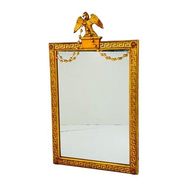 #1333 Federal Style Giltwood Borghese Wall Mirror